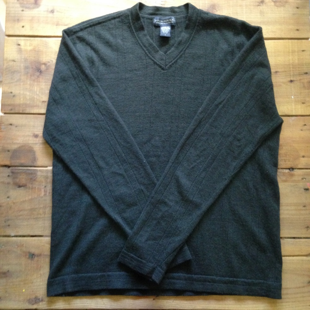 Women's Banana Republic Green Long Sleeve Shirt L